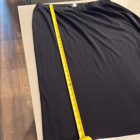 Ming Wang Black Pencil Skirt Knee-Length Work - Picture 3 of 5